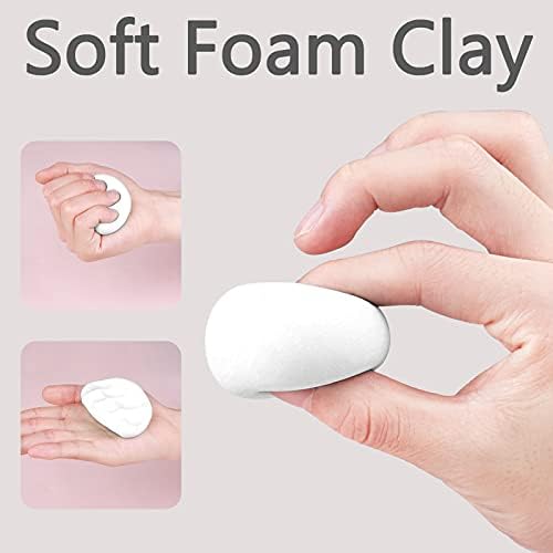 Cutedeer Air Dry Modeling Clay - 12 Colors, 2.6lb Soft Foam Molding Clay, DIY Creative for Kids Adults Arts & Crafts Project Supplies(2.6lb - 12 Colors) - Image 2