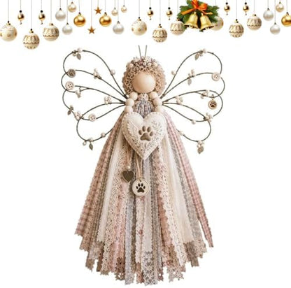 Angel Fabric Hanging DIY Kit, Macrame Angel Wall Hanging Craft Set (#07) by Unknown