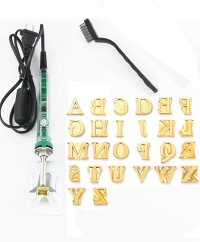 5/8" Wood Burning Letter Kit, 26Pcs Alphabet Branding Iron for Wood - Image 2