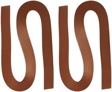 PATIKIL 240pcs Quilling Strips Paper 1/8"(3mm) 21"(54cm) Origami Paper Quilling Strip for Art DIY Hand Craft Christmas, Dark Brown by PATIKIL
