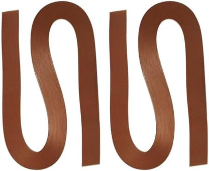 PATIKIL 240pcs Quilling Strips Paper 1/8"(3mm) 21"(54cm) Origami Paper Quilling Strip for Art DIY Hand Craft Christmas, Dark Brown by PATIKIL