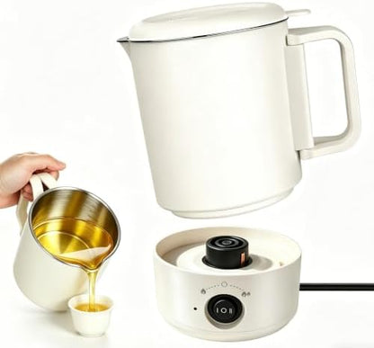 Electric Wax Melting Pot for Candle Making with Pour Spout for Beginners by Unknown