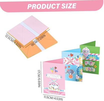 Card Making Kits Card Making Kits for Adults 15PCS Paper Colorful Handmade Greeting DIY Material Set for Birthday Invitation, Thanksgiving, Christmas,Holiday - Image 3