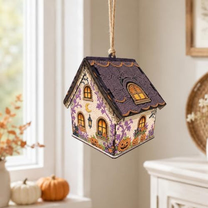 FRANDEK DIY Wooden House Diamond Art Painting Kit for Adults Home - Image 2