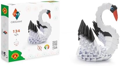 Beautiful 3D Paper Sculpture with Patented Components and understandable Building Instructions, from 8 Years (swan) by Unknown