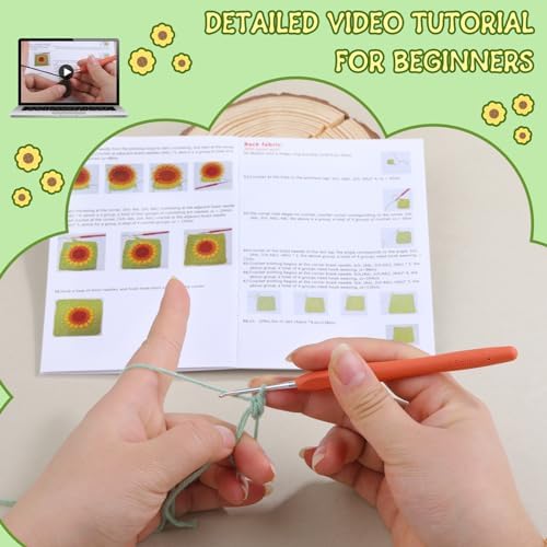 Pnytty Crochet Kit for Beginners, Phone Bag Crochet Starters Kit for Adults - Image 3