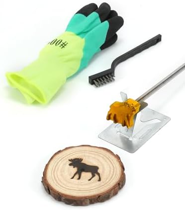 AIMOADO 1.5" Moose Branding Iron, for Wood Hats Leather BBQ & Steak by AIMOADO