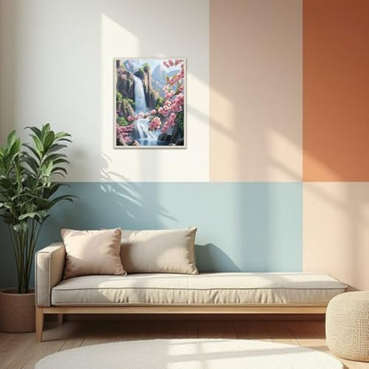 Banket Paint by Numbers Kit for Adults Beginner Landscape DIY Painting Kits for Adults Flowers Easy Adult Paint by Number Kits on Canvas Color by Numbers for Gifts Home Wall Decor 16x20 Inch - Image 4