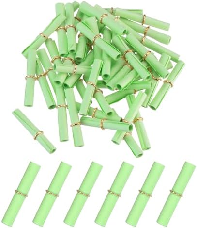 MECCANIXITY 120Pcs Message Paper Scrolls 3x6cm Lucky Wishing Light Green by MECCANIXITY