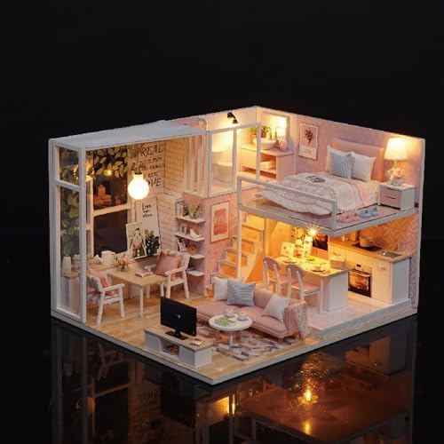 DIY Miniature Dollhouse Kit with Furniture Plus Dust Proof & Music Movement - Image 2
