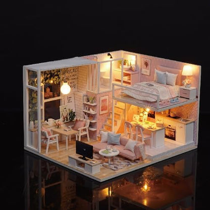 DIY Miniature Dollhouse Kit with Furniture Plus Dust Proof & Music Movement - Image 2