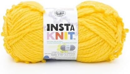 Lion Brand Yarn InstaKnit Beginner Yarn for Knitting, Singing Like A Canary, 1 Pack by LionBrandYarn