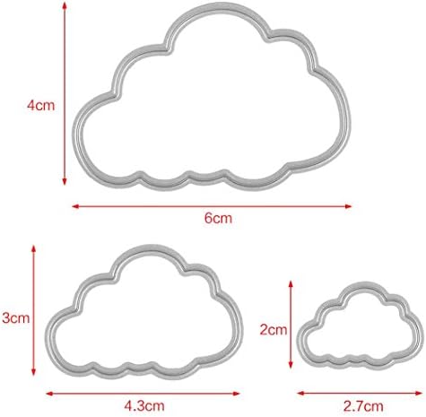 Metal Cutting Dies Stencil DIY Scrapbooking Embossing Tool DIY Paper Cards Album Decoration (Cloud) - Image 4