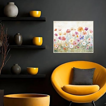 Banket Floral Paint by Numbers Kit for Adults Beginner DIY Painting Kits for Adults Flowers Easy Adult Paint by Number Kits on Canvas Color by Numbers for Gifts Home Wall Decor 16x20 Inch - Image 3