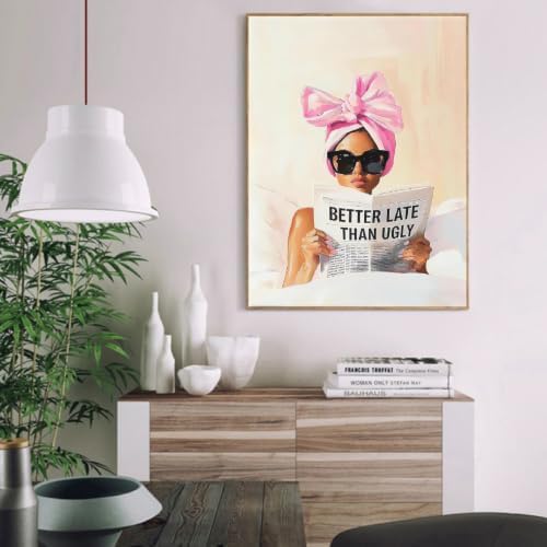 Woman Paint by Numbers Kit for Adults,Trendy Paint by Number With Frame - Image 2