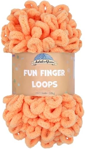 JubileeYarn Fun Finger Loops Yarn - Nectar - 1 Skein by BambooMN