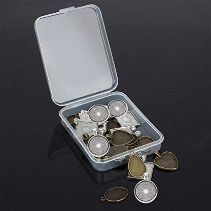 58Pcs Resin Jewelry Molds 5 Styles Pendant Trays Resin Jewelry Making Kit - Image 6