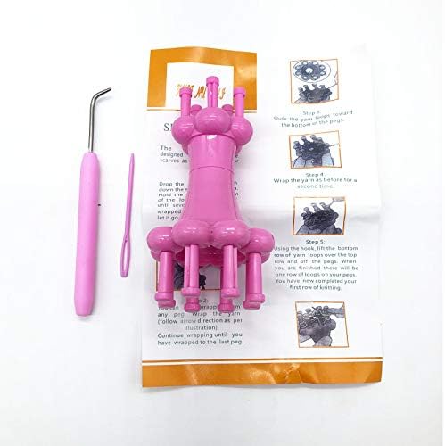 WAYION DIY Weaving Tool Hook Crochet Flower Arranger Spool Loom Knitter Knitting Rope Hook Knitting Tool - Image 5