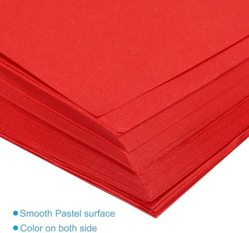 MECCANIXITY 100 Sheets Origami Paper Double Sided 8x8 Inch(20x20cm) Square Sheet for Art Craft Project, Beginners, Gifts Decor, Bright Red - Image 4