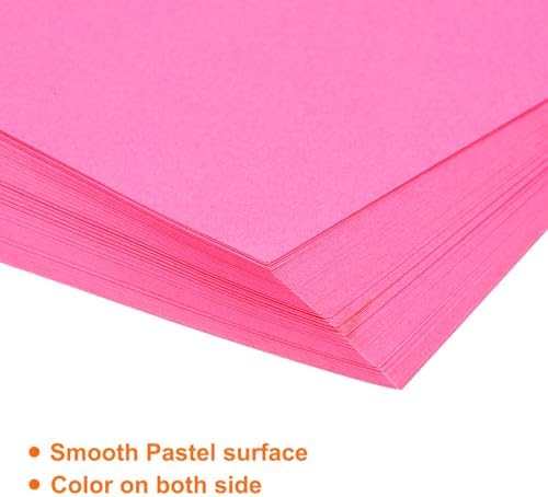MECCANIXITY 75 Sheet Origami Paper Double Sided 6x6" Peach Pink - Image 4
