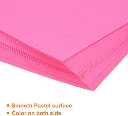 MECCANIXITY 75 Sheet Origami Paper Double Sided 6x6" Peach Pink - Image 4