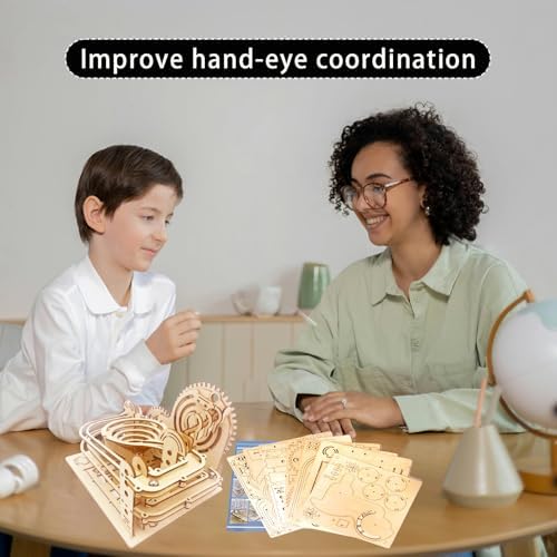 Wooden 3D Puzzle for Adults DIY Model Kit Wood Crafts Kit Mechanical Puzzle for Adult Age 14+ Years Old - Image 4
