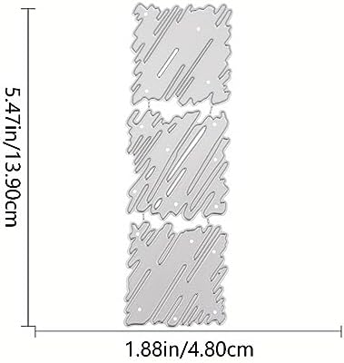 Lapoo Tool Metal Cutting Die for Scrapbooking - Durable, Cut Stencils for DIY Scrapbook Photo Album Decorative Paper Card, Card Making Supplies, Embossing (Mosaic 5.5 x 1.9 in) - Image 3