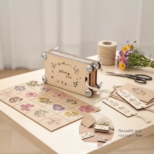 Baroce Mini Flower Press Kit, Flower Pressing Craft kit for Flowers Drying - Image 3