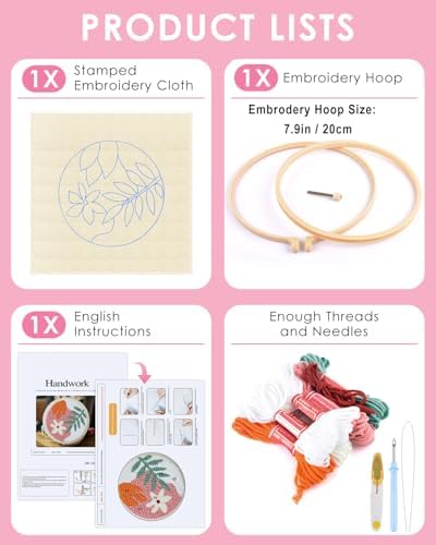 TINDTOP Punch Needle Kits, Punch Embroidery Kits for Adults - Image 2