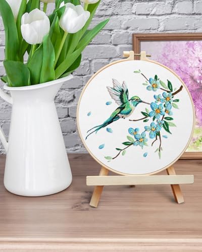 ERKOON Embroidery Kit for Beginners Adult, Hummingbird Embroidery Set - Image 6