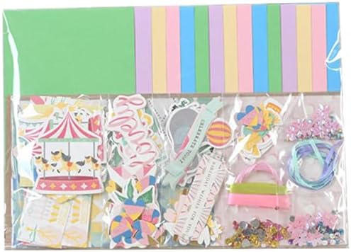 15PCS Paper Card Making Kits Colorful Handmade Greeting Card Kits DIY Making Material Set for Birthday Invitation, Thanksgiving, Christmas, Holiday Greeting Kit for Adults by Unknown