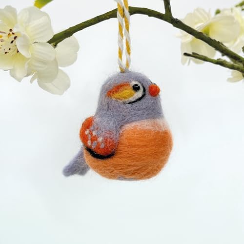 Bergin & Bath Needle Felting Kit Baby Birds - Adult and Teen Arts and Craft Kit for Making Three Little Wool Needle Felted Bird Decorations - Image 6