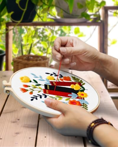 TINDTOP Embroidery Kit for Adult, Embroidery DIY Starter Kit - Image 4
