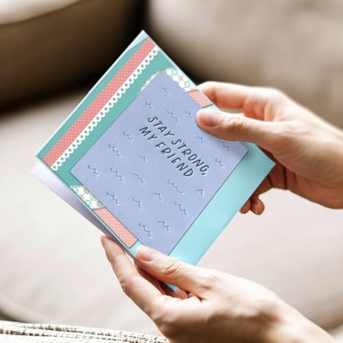 6 x 6 Inch Sqaure Blank Cards with Envelopes 100LB Folded Greeting Cards 24 Assorted Colors 48 Thick Plain Card Stock for Card Making, Photo Cards, Embroidery - Image 6