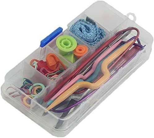 Dxhycc New Basic Knitting Tools Accessories Supplies with Case Knit Kit Lots by Dxhycc
