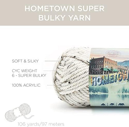 Lion Brand Yarn 135-226 Hometown USA Yarn, 2-Pack, Fayetteville Frost - Image 2