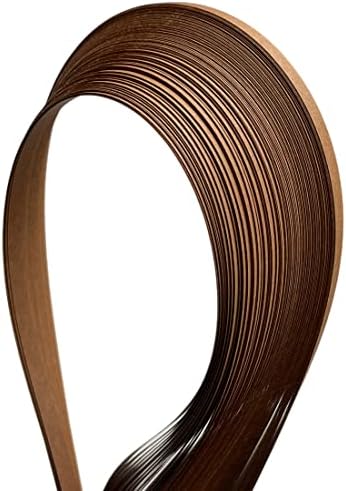 ODETOJOY Quilling Strips 5mm Brown Paper Quilling Set Strips Solid Color Origami Paper DIY Hand Crafts Quilling Paper Strips Brown - Image 2