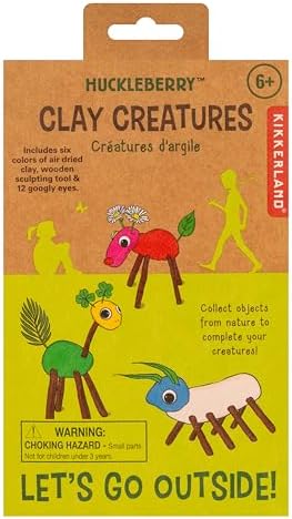 Kikkerland Huckleberry Clay Creatures - Create Your Own Clay Creatures Kit - Image 4