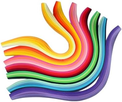 ODETOJOY Green Gradient Quilling Strips - 5MM, 21in Long, 120 Pcs - Ideal for Filigree & Color - Ramp Crafts - Image 7