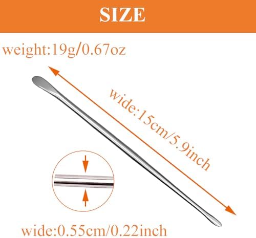1 PCS Polymer Clay Needle Tools, Stainless Steel Scoring Sculpting Modeling Carving Tools for Feather Wire Texture Model Air Dry Clay Ceramic & Pottery Art Tool Supplies/5.9x0.22Inch/Silver - Image 2