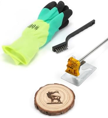 AIMOADO 1.5" Elk Branding Iron, for Wood Hats Leather BBQ & Steak by AIMOADO