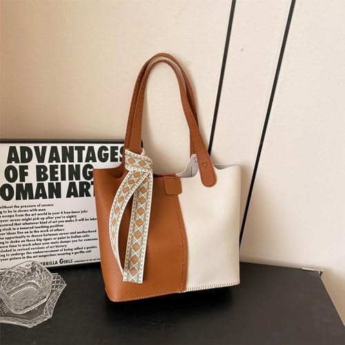 WADORN DIY PU Leather Purse Making Kit, Shoulder Bag Making Set, Camel - Image 7