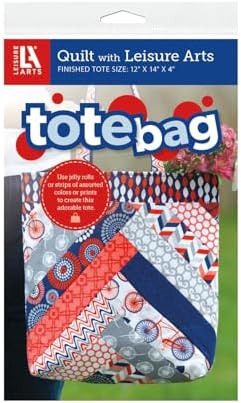 LEISURE ARTS Tote Bag Quilting Pattern Book - Quilting Guide with Step-by-Step Patterns, Quilting Techniques, Design Ideas, and Quilt Projects for Beginners & Experienced Quilters by LeisureArtsInc