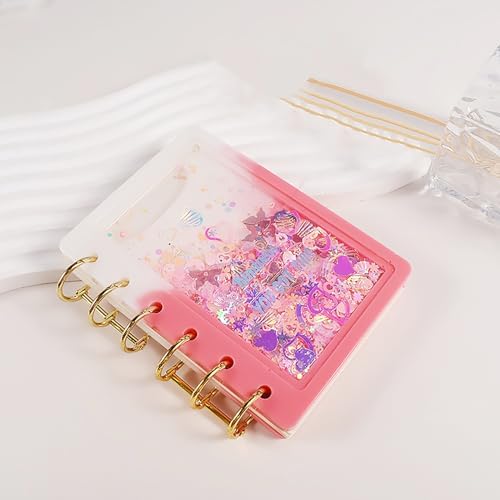 FUNSHOWCASE DIY Resin Shaker Journal Kit Rectangle - Complete Set with Notebook Molds, Binder Refills - Image 3
