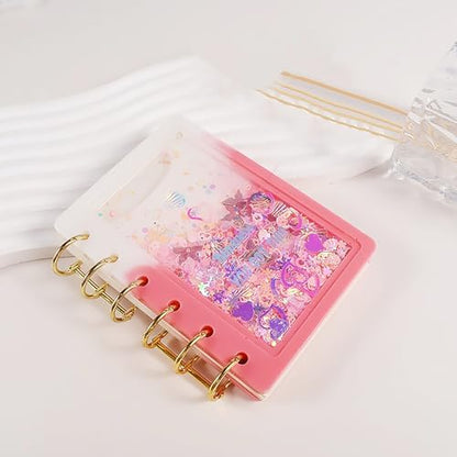 FUNSHOWCASE DIY Resin Shaker Journal Kit Rectangle - Complete Set with Notebook Molds, Binder Refills - Image 3