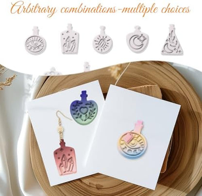 ORIGACH 13 Pcs Magic Potion Bottle Polymer Clay Cutters Set - Image 4