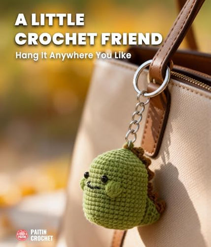PAITIN Crochet Starter Kit – Easy DIY Craft Set for Adult Beginners, Handmade Yarn Art Project with Video Guidance (Dinosaur) - Image 3