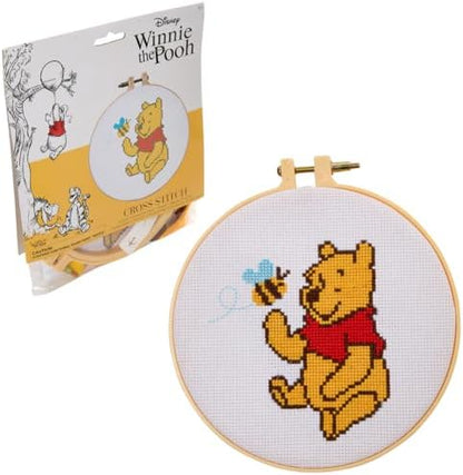 Innovative Designs Disney Winnie The Pooh Cross Stitch Kit for Adults and Kids, Easy Cross Stitch Kit, Instruction Manual by InnovativeDesigns