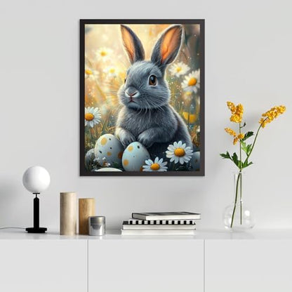 RICUVED Easter Paint by Numbers for Adults, Rabbit Paint by Numbers Kit for Adults Beginners, Eggs DIY Acrylic Oil Painting on Canvas Easy for Gift Home Wall Decor 16x20 Inch - Image 5