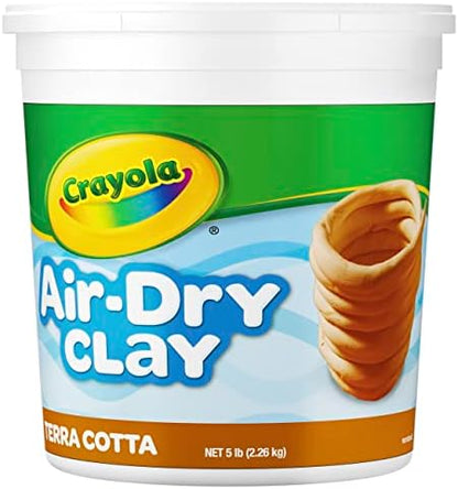 Crayola Air Dry Clay for Kids (5lbs), Reusable Bucket of Terra Cotta Clay for Sculpting, Bulk Arts and Crafts Supplies, Ages 3+ - Image 3